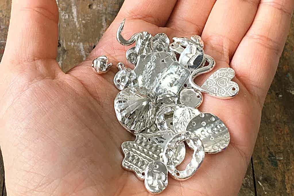 silver clay items